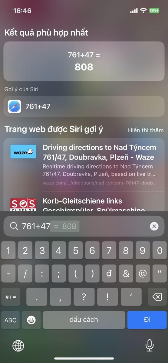 Cách tính nhanh trên iPhone mà không cần sử dụng máy tính&nbsp;1