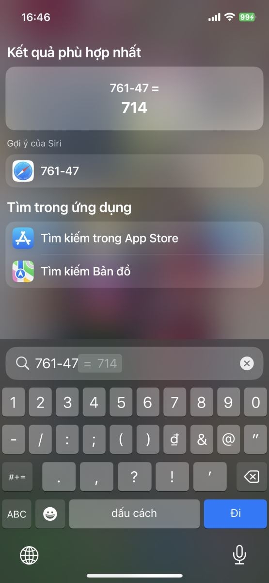 Cách tính nhanh trên iPhone mà không cần sử dụng máy tính&nbsp;2