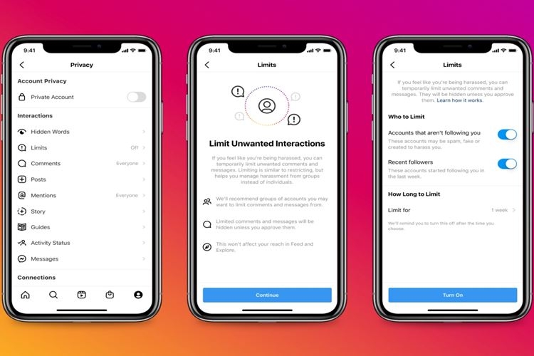 Cách hạn chế tài khoản trên Instagram 1