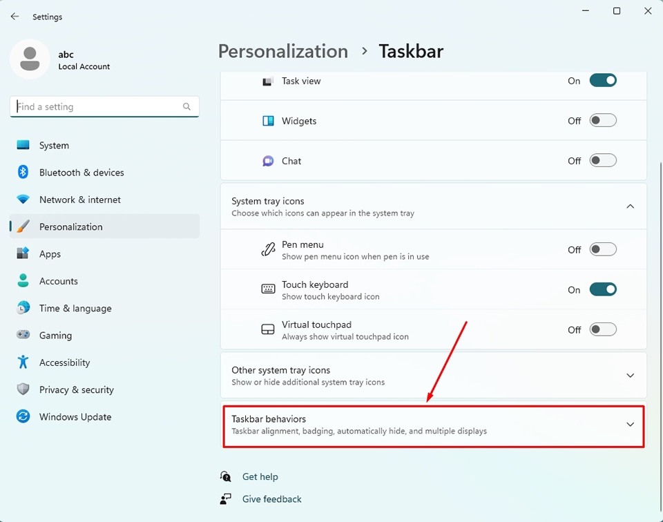 Ẩn thanh Taskbar trong Windows 11 - Ảnh 03