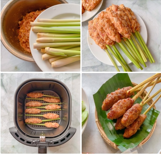 Cách làm nem nướng bằng nồi chiên không dầu (Ảnh 4)