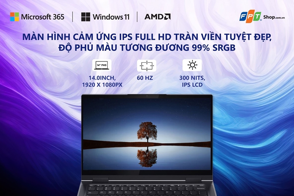 7 nét quyến rũ khó cưỡng của laptop Lenovo Yoga 7 14ACN6 3