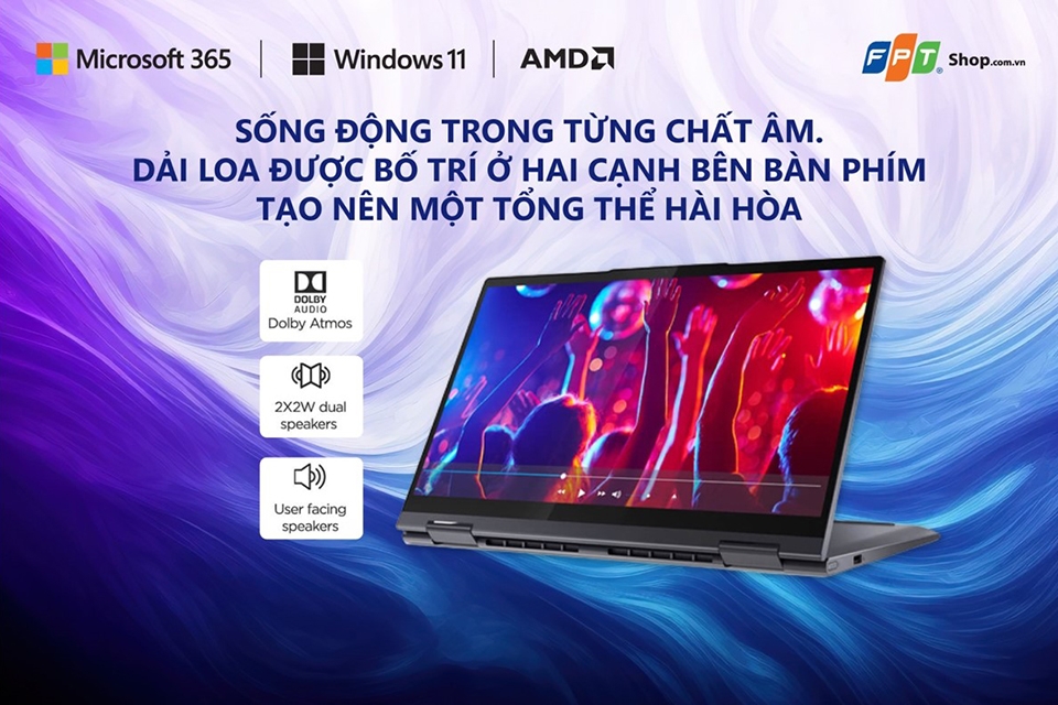 7 nét quyến rũ khó cưỡng của laptop Lenovo Yoga 7 14ACN6 6