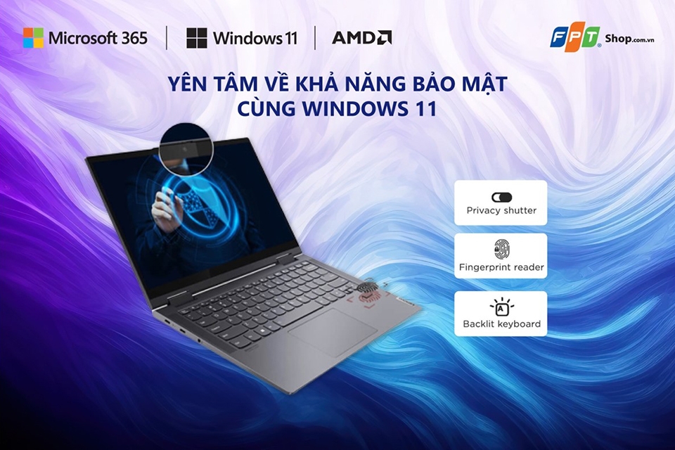 7 nét quyến rũ khó cưỡng của laptop Lenovo Yoga 7 14ACN6 11