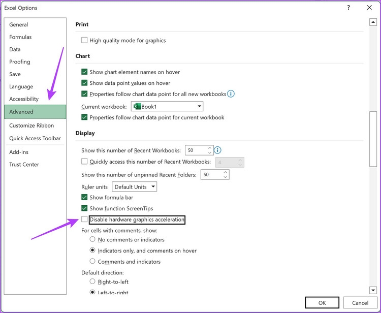 Mách bạn cách sửa lỗi Excel không cuộn mượt trên Windows (9)