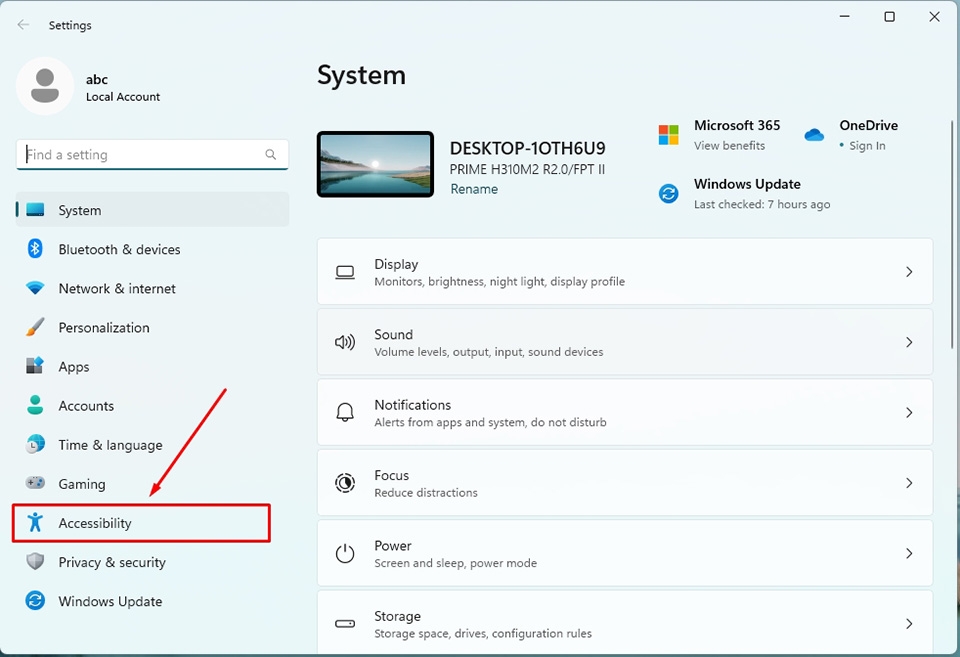 Đổi kích thước phông chữ trong Windows 11 - Ảnh 03