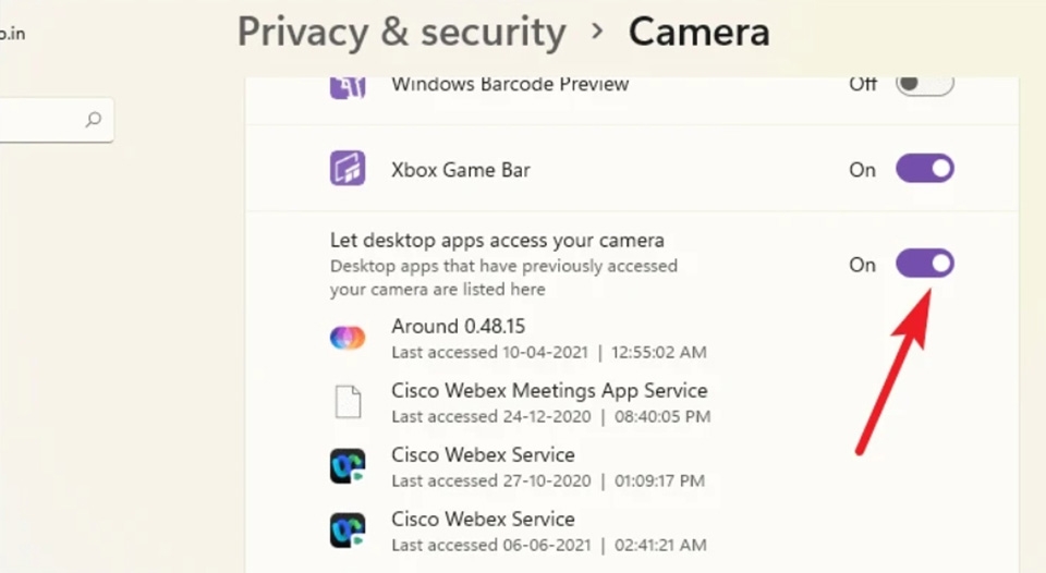 Bật camera trong Windows 11 - Ảnh 10