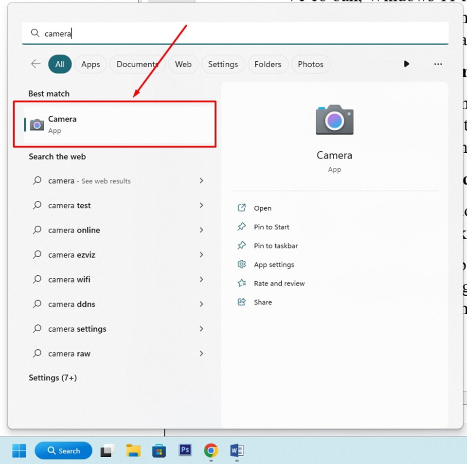 Bật camera trong Windows 11 - Ảnh 11