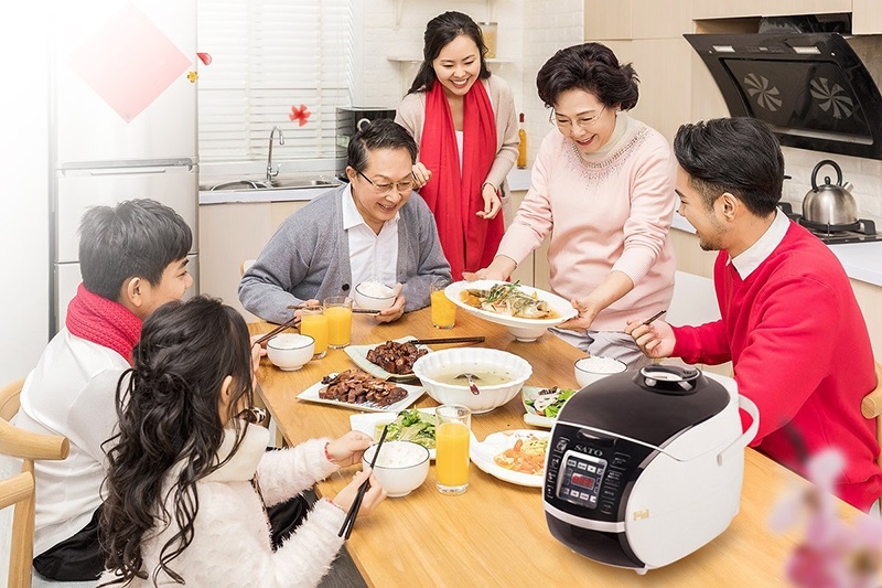 Chọn nồi có dung tích tương ứng với thành viên gia đình