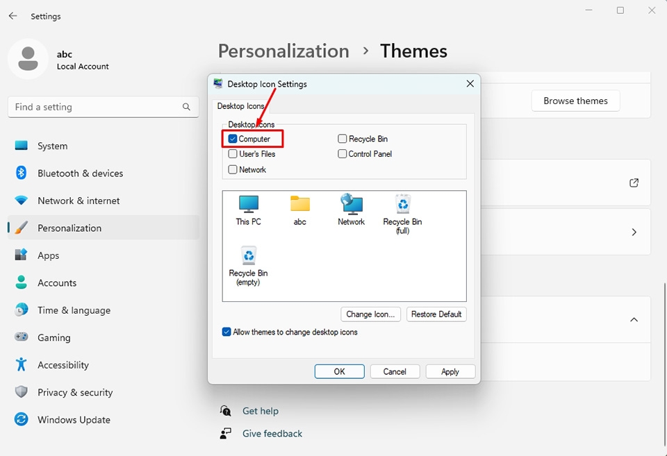 Đưa biểu tượng My Computer ra màn hình Windows 11 - Ảnh 10