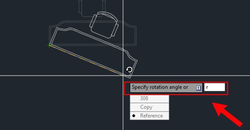 Hướng dẫn dùng lệnh xoay trong CAD (Ảnh 13)