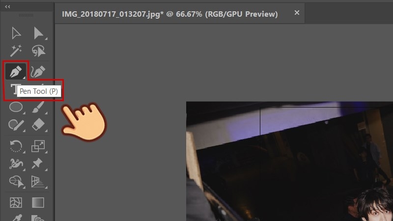 Cắt hình trong AI bằng Pen Tools (Bước 3)