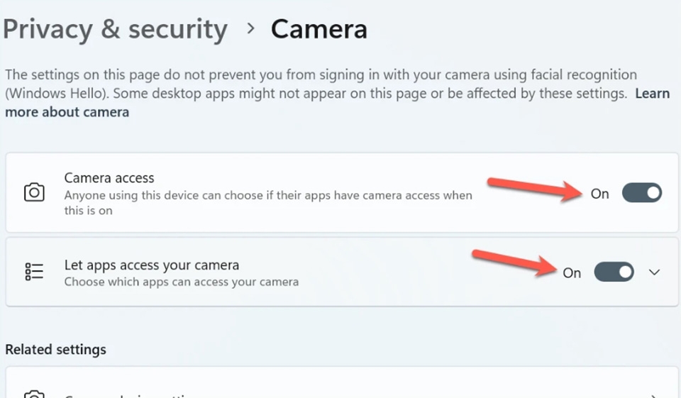 Không mở được camera trên Windows 11 - Ảnh 16