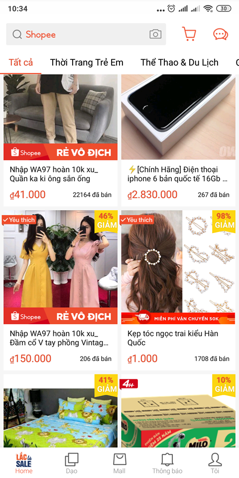 Chọn mục Tôi