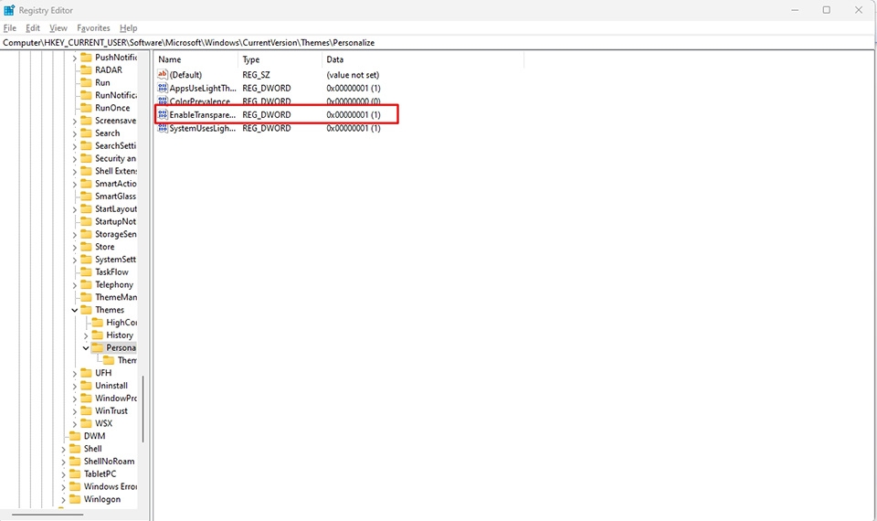 Cách tắt hiệu ứng trong suốt trên Windows 11 - Ảnh 11