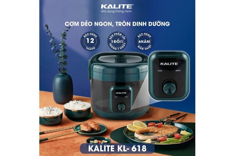 Nồi cơm điện Kalite 1.8 lít KL-618