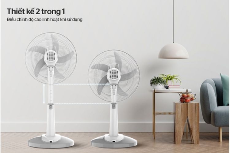 Quạt sạc Sunhouse SHD7228