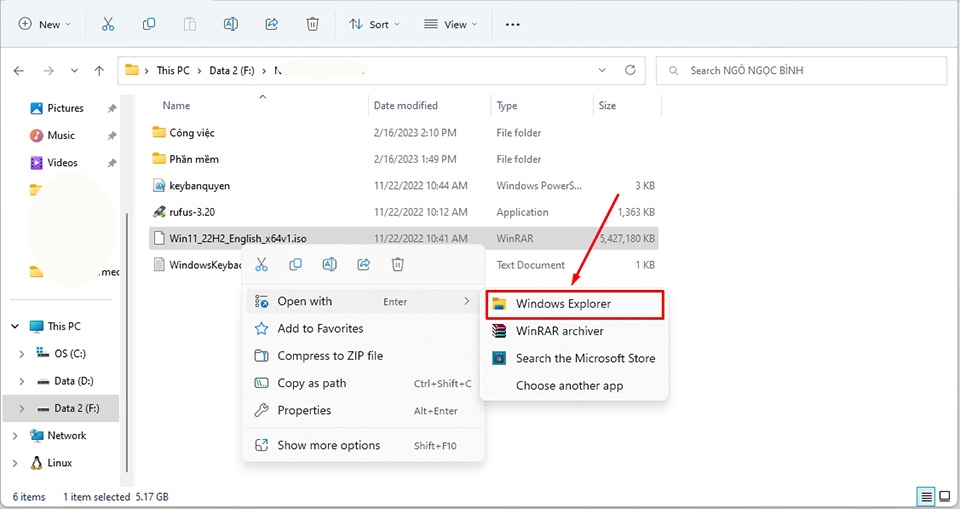 Cài Windows 11 không cần USB - Ảnh 05