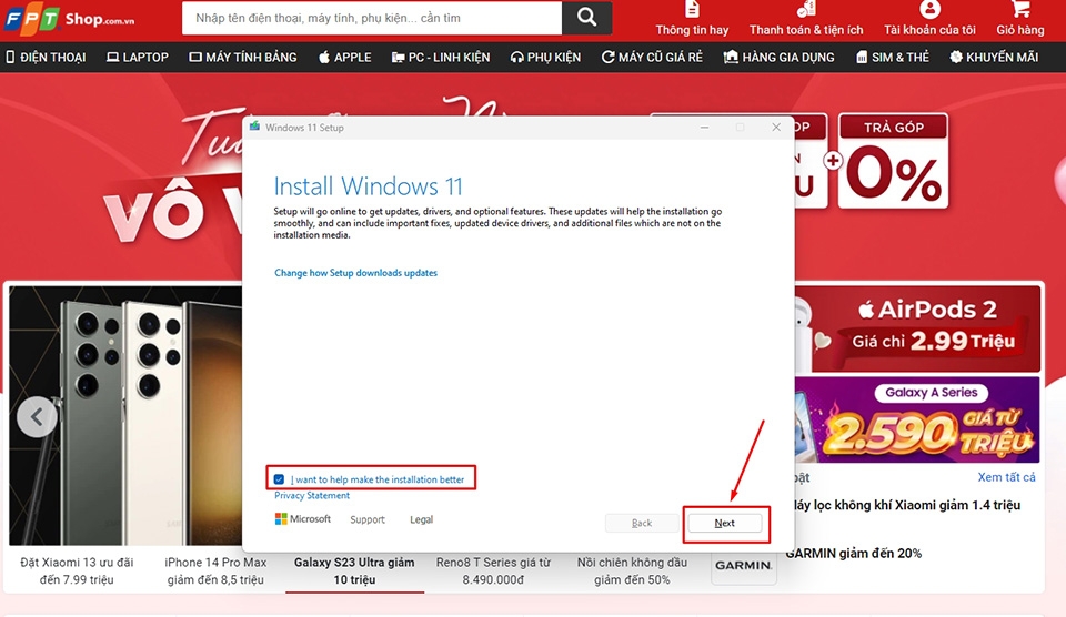 Cài Windows 11 không cần USB - Ảnh 08