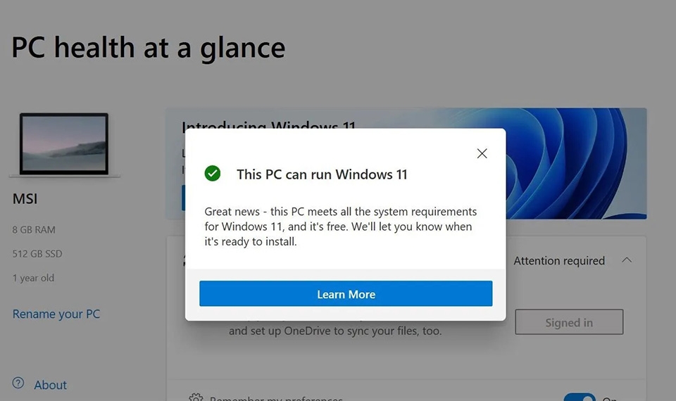 Cài Windows 11 không cần USB - Ảnh 02