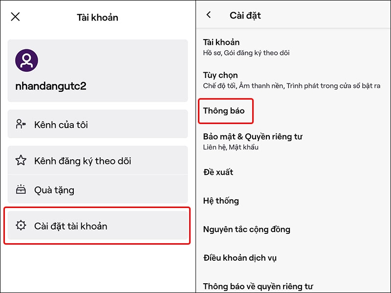 Cách tắt thông báo qua email trên ứng dụng Twitch