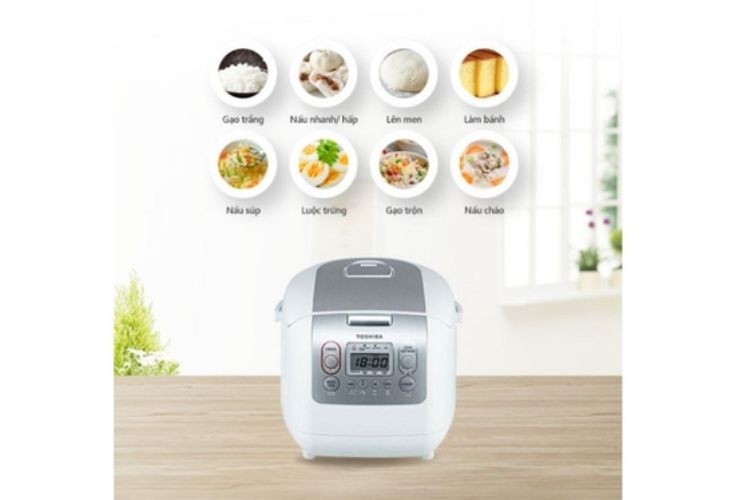 Nồi cơm điện tử Toshiba 1.8 lít RC-18NTFV(W)