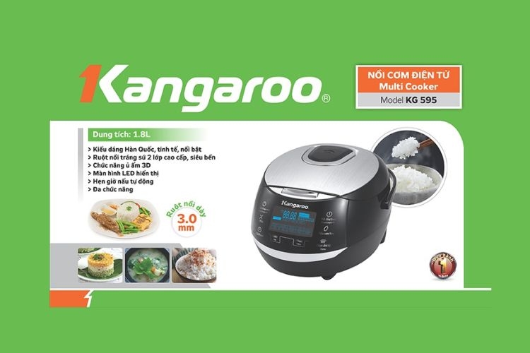 Nồi cơm điện tử Kangaroo KG595