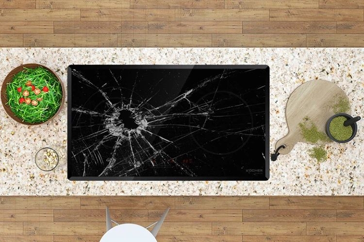 Nguyên nhân mặt kính bếp từ bị nứt, vỡ