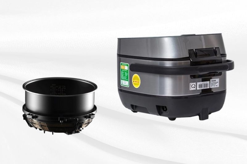 Nồi cơm điện cao tần Toshiba RC-10IP1PV nhỏ gọn
