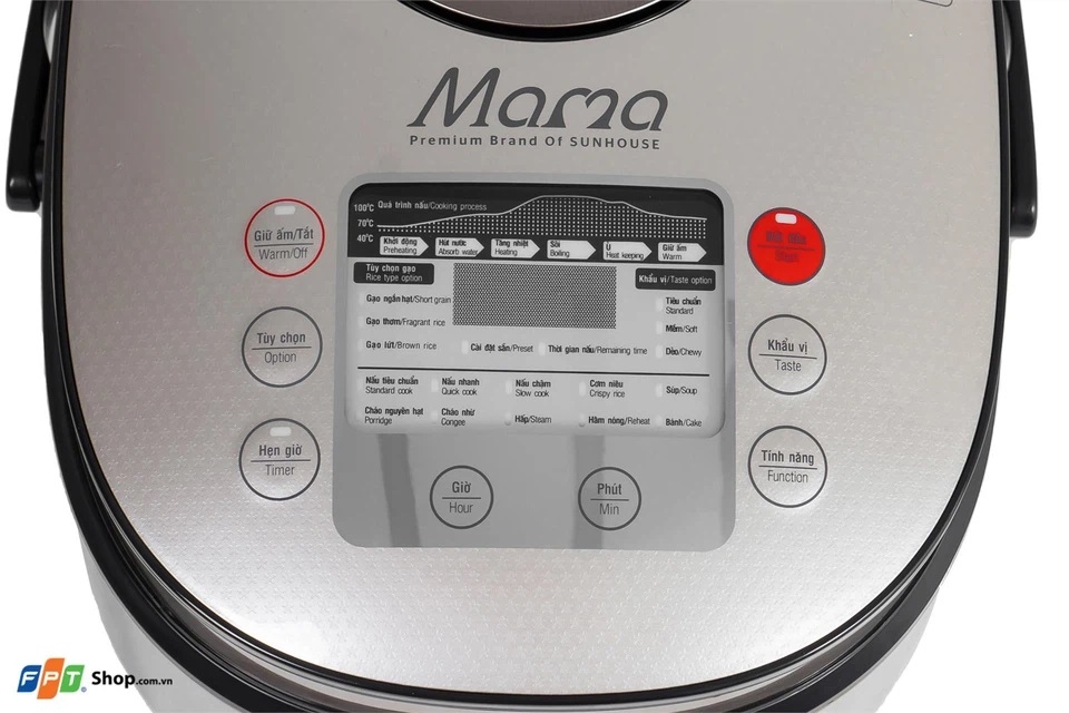 Nồi cơm điện tử Sunhouse Mama SHD8915 - hình 4