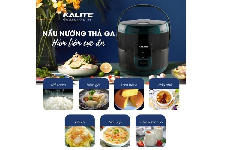 Nồi cơm điện Kalite 1.8 lít KL-618