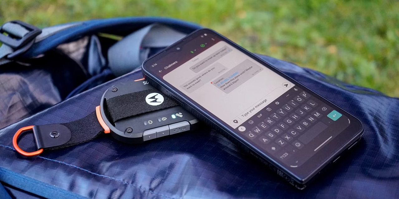 Liên kết vệ tinh Motorola Defy