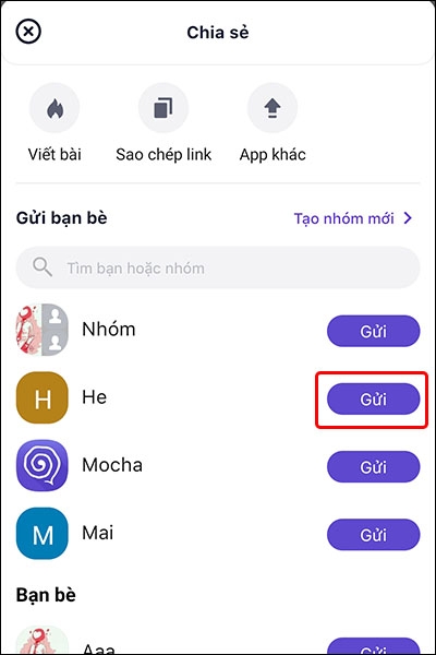 Hướng dẫn cách lấy link chia sẻ nhóm chat trên Mocha