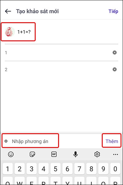 Cách tạo cuộc khảo sát trên ứng dụng Mocha
