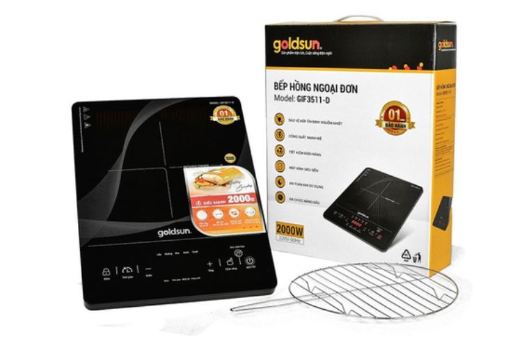 Bếp hồng ngoại đơn Goldsun GIF 3511-D