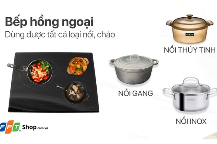 Lựa chọn bếp điện hồng ngoại không kén nồi là giải pháp hàng đầu