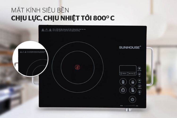 Bếp hồng ngoại cảm ứng Sunhouse SHD6017