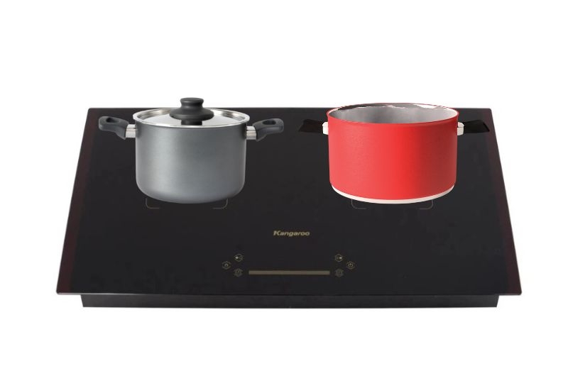 Review bếp điện từ đôi Kangaroo KG851i (Ảnh 3)