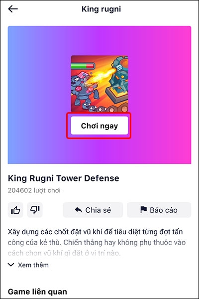 Hướng dẫn bạn chơi trò chơi trên ứng dụng Mocha