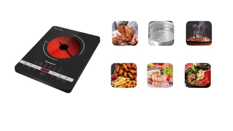 Review bếp hồng ngoại Kangaroo KG2000IS (Ảnh 5)