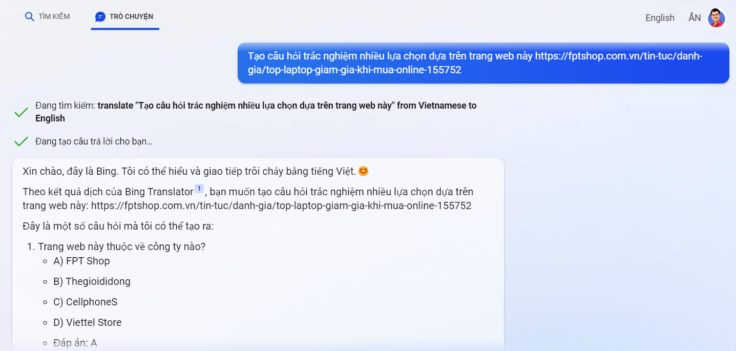 Cách ứng dụng Bing AI vào cuộc sống hiệu quả