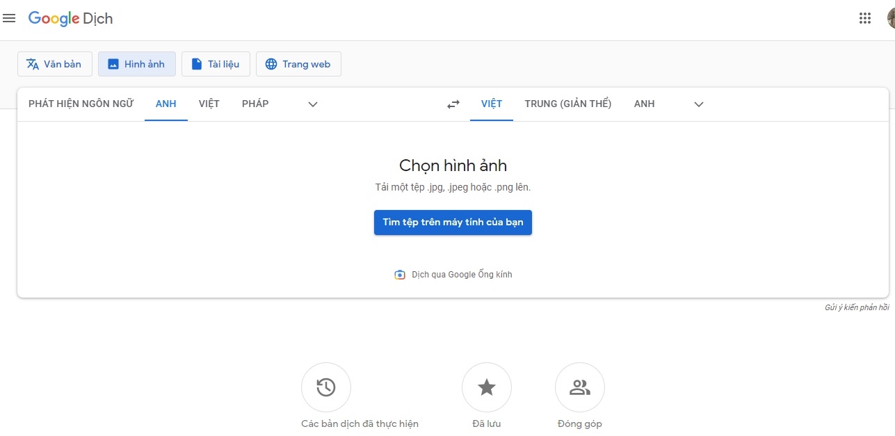 cách sử dụng Google dịch hình ảnh