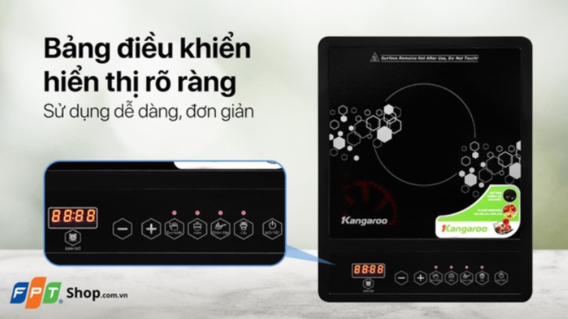 Hướng dẫn sử dụng bếp điện từ Kangaroo KG15IC1 (Ảnh 1)