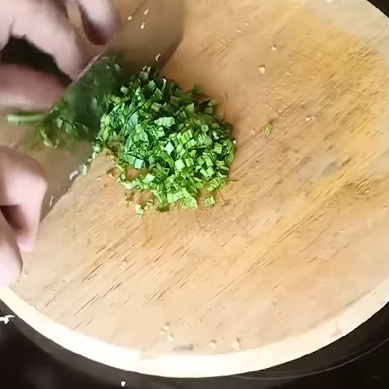 Hành lá cắt nhỏ