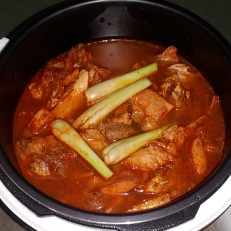 Thành phẩm món bò kho