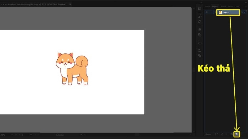 Tạo viền cắt contour cut cho ảnh trong AI (Ảnh 2)