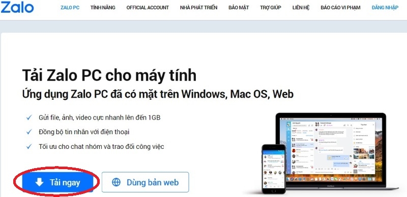 Cách đăng nhập Zalo bằng mã QR hình 2