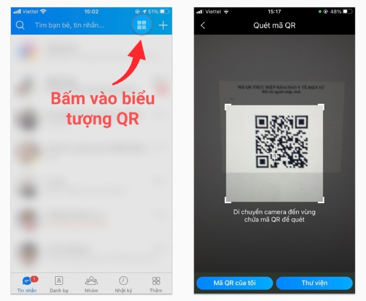 Cách đăng nhập Zalo bằng mã QR hình 4