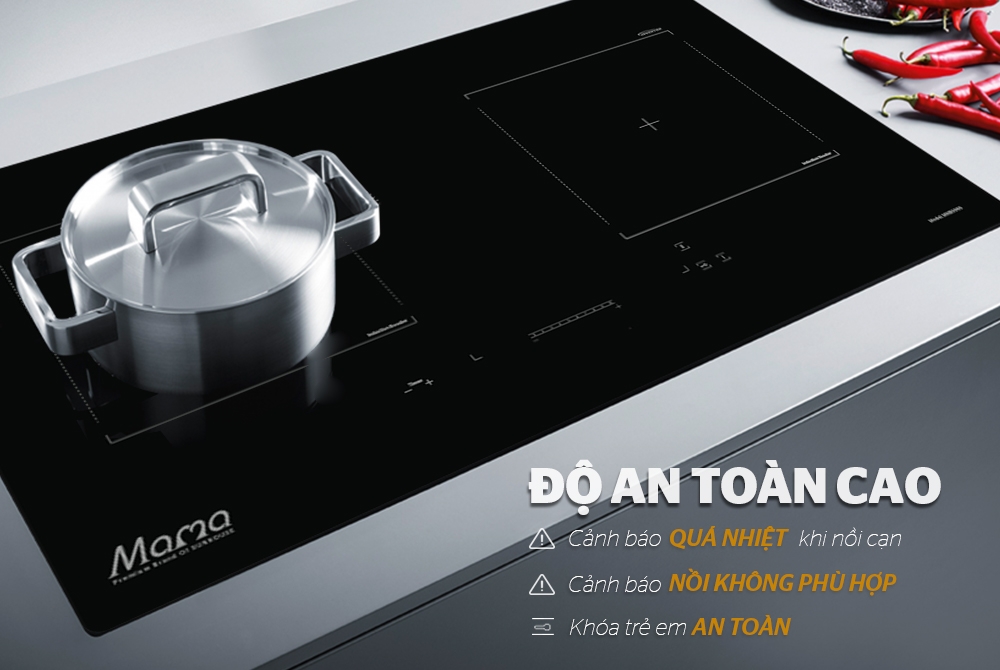 so sánh bếp từ Sunhouse và Kangaroo 2