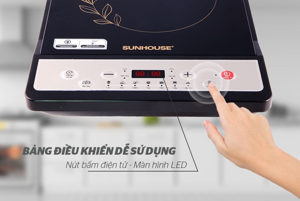 so sánh bếp từ Sunhouse và Kangaroo 3